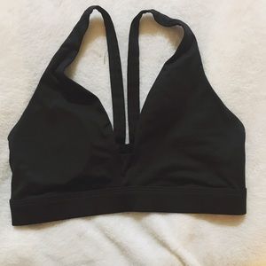 VSX Simple Black Sports Bra